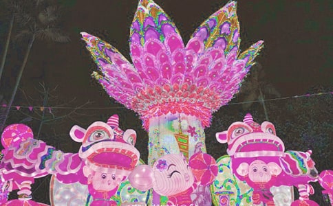 觀花燈話題作文