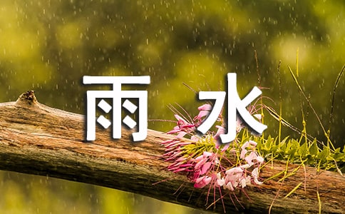 雨水節(jié)氣優(yōu)秀作文